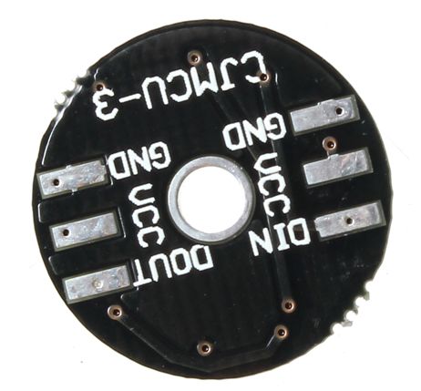 NeoPixel 3-bit cirkel RGB SMD 5050 LED (WS2812) onderkant